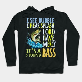 Bass Fishing Angling Sport Black Bass Fish Hoodie